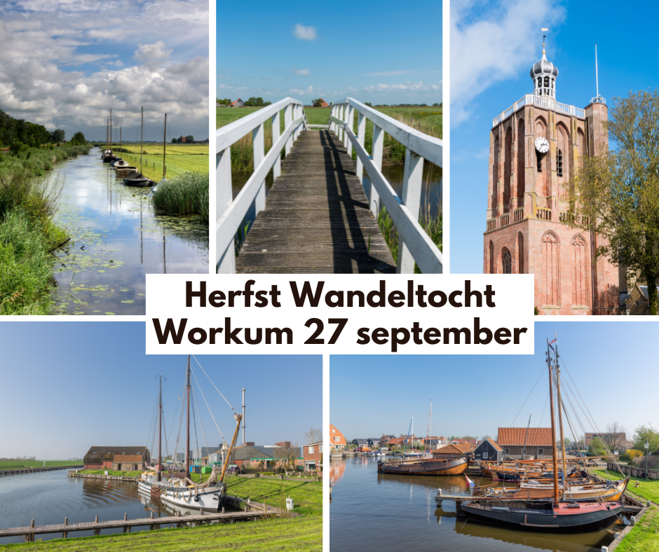 Herfst Wandeltocht Workum in Workum