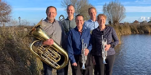 Koperkwintet Charivari en de Gala Madammen — muziek in Workum
